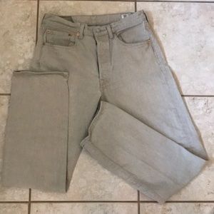 Levi’s Khaki 501 button fly